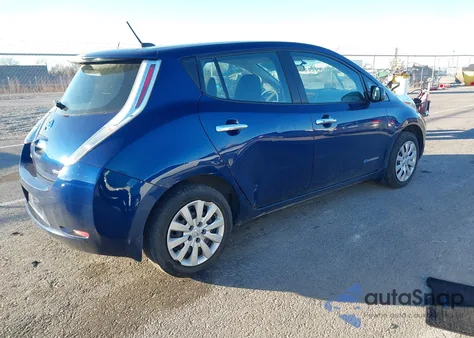 2017 Nissan Leaf S из США, поврежденный, VIN 1N4BZ0CP7HC310914